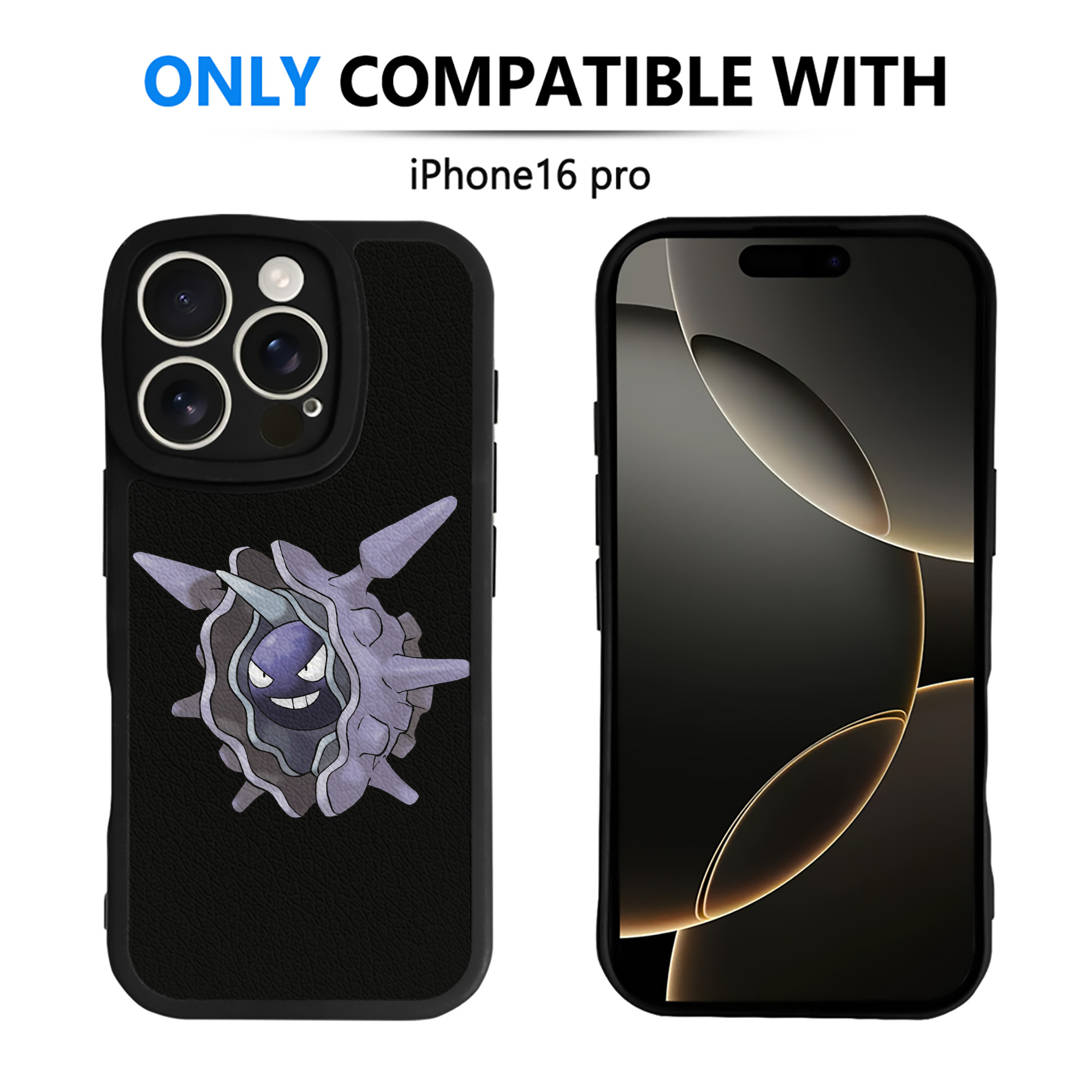 （画像用） ポケットモンスター Pokémon 【iPhone 16シリーズ対応】シリコンスマホケース（レザー調） 材質：シリコン